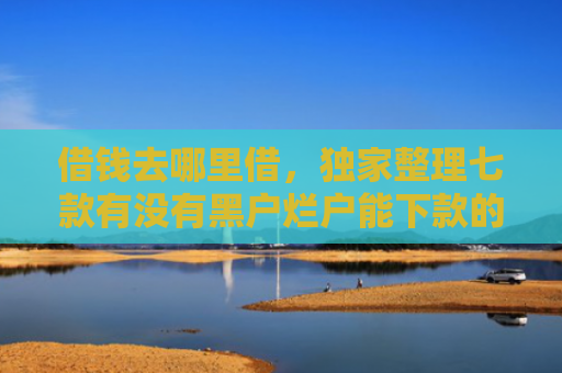 借钱去哪里借，独家整理七款有没有黑户烂户能下款的平台