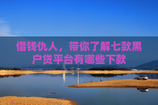 借钱仇人，带你了解七款黑户贷平台有哪些下款