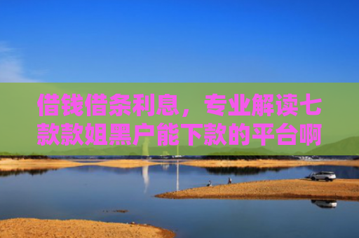 借钱借条利息，专业解读七款款姐黑户能下款的平台啊