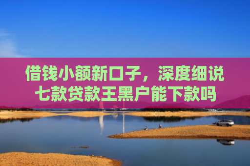 借钱小额新口子，深度细说七款贷款王黑户能下款吗