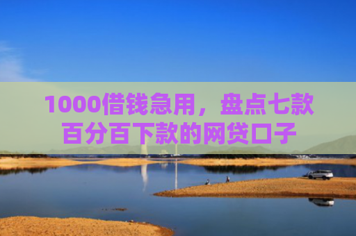 1000借钱急用，盘点七款百分百下款的网贷口子