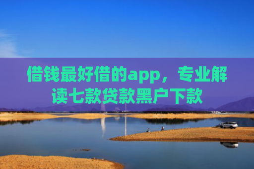 借钱最好借的app，专业解读七款贷款黑户下款