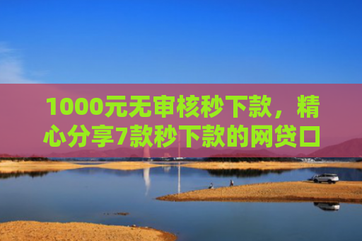 1000元无审核秒下款，精心分享7款秒下款的网贷口子