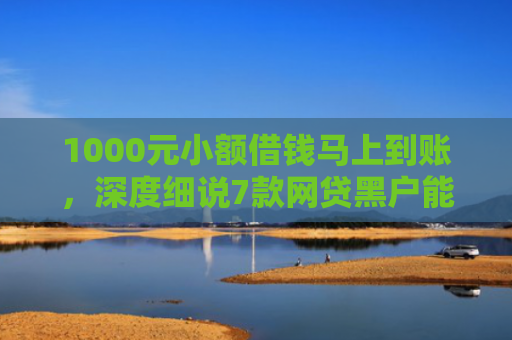 1000元小额借钱马上到账，深度细说7款网贷黑户能下款的口子