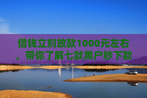 借钱立刻放款1000元左右，带你了解七款黑户秒下款的网贷平台