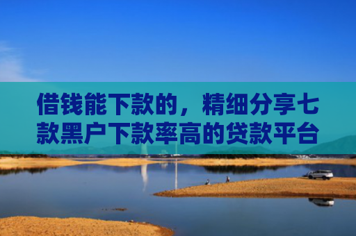 借钱能下款的，精细分享七款黑户下款率高的贷款平台