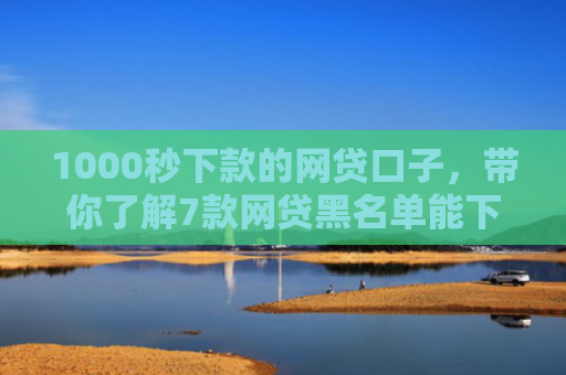 1000秒下款的网贷口子，带你了解7款网贷黑名单能下款的口子
