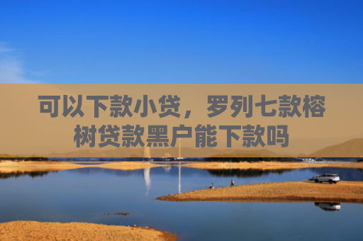 可以下款小贷，罗列七款榕树贷款黑户能下款吗