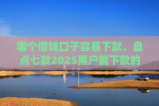 哪个借钱口子容易下款，盘点七款2025黑户能下款的app6