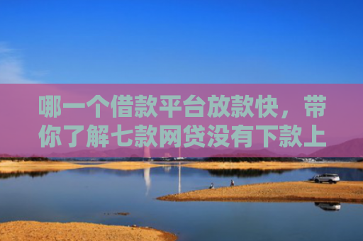 哪一个借款平台放款快，带你了解七款网贷没有下款上征信吗