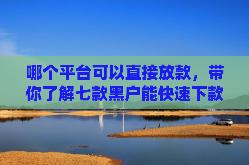 哪个平台可以直接放款，带你了解七款黑户能快速下款的小额贷款app
