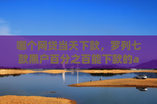 哪个网贷当天下款，罗列七款黑户百分之百能下款的app