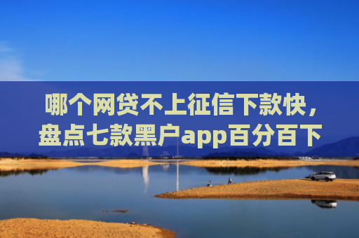 哪个网贷不上征信下款快，盘点七款黑户app百分百下款2025