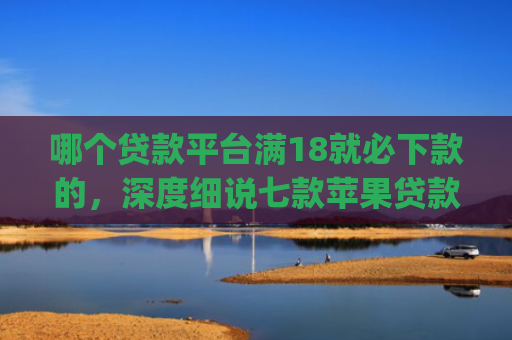 哪个贷款平台满18就必下款的，深度细说七款苹果贷款app黑户可以下款