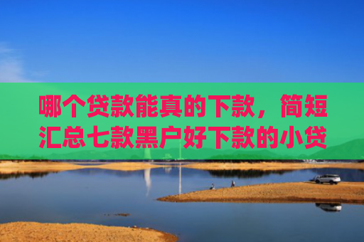 哪个贷款能真的下款，简短汇总七款黑户好下款的小贷app