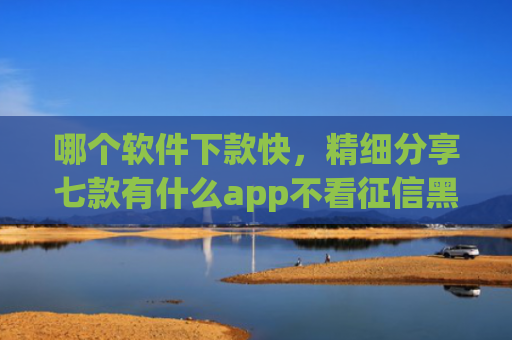 哪个软件下款快，精细分享七款有什么app不看征信黑户秒下款的