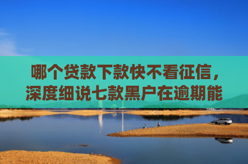 哪个贷款下款快不看征信，深度细说七款黑户在逾期能下款app入口
