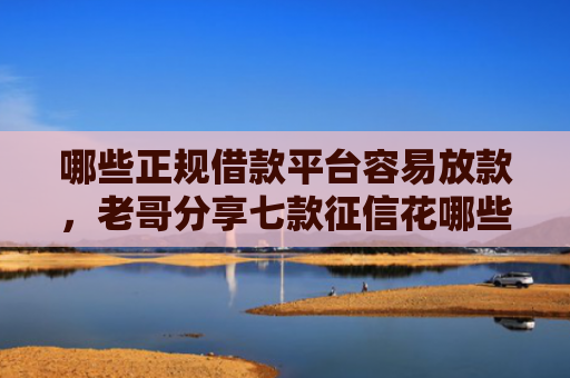 哪些正规借款平台容易放款，老哥分享七款征信花哪些网贷会下款