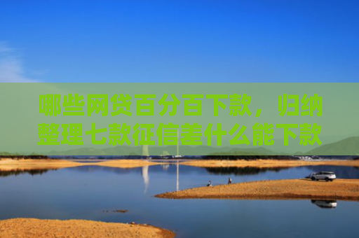 哪些网贷百分百下款，归纳整理七款征信差什么能下款啊网贷