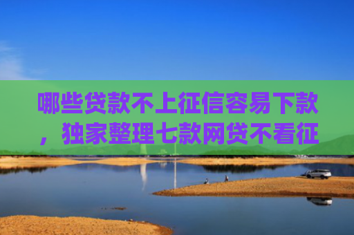 哪些贷款不上征信容易下款，独家整理七款网贷不看征信_最快下款
