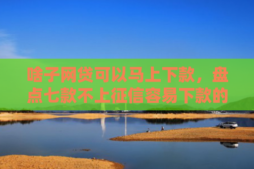 啥子网贷可以马上下款，盘点七款不上征信容易下款的平台