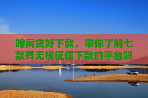 啥网贷好下款，带你了解七款有无视征信下款的平台吗
