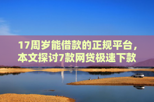 17周岁能借款的正规平台，本文探讨7款网贷极速下款的口子