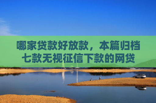 哪家贷款好放款，本篇归档七款无视征信下款的网贷