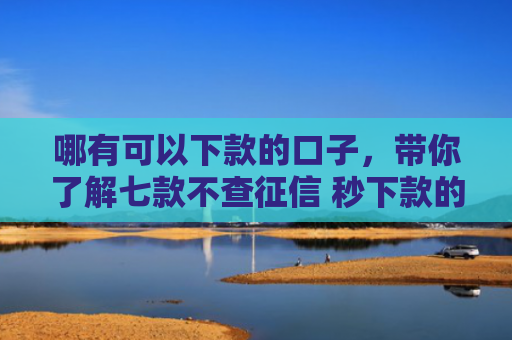 哪有可以下款的口子，带你了解七款不查征信 秒下款的网贷
