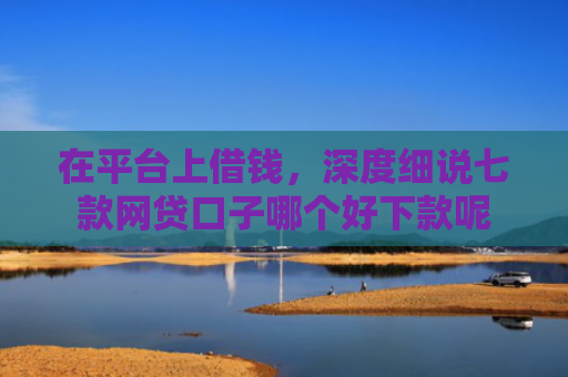 在平台上借钱，深度细说七款网贷口子哪个好下款呢