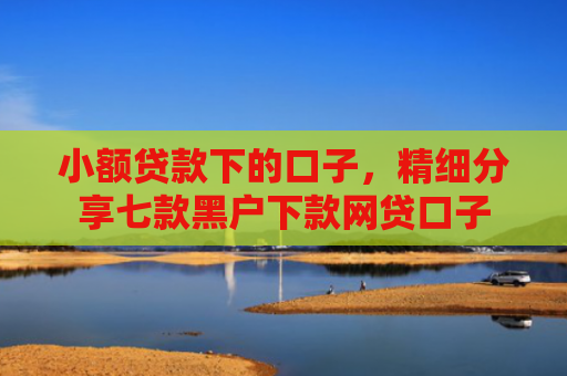 小额贷款下的口子，精细分享七款黑户下款网贷口子