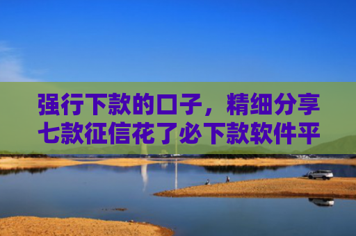 强行下款的口子，精细分享七款征信花了必下款软件平台
