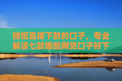 微信直接下款的口子，专业解读七款哪些网贷口子好下款