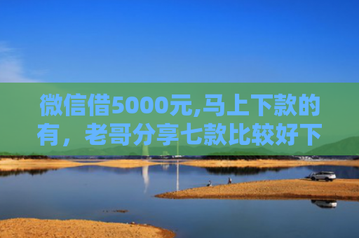 微信借5000元,马上下款的有，老哥分享七款比较好下款的网贷口子