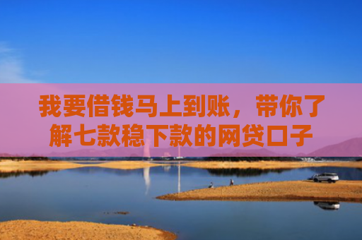 我要借钱马上到账，带你了解七款稳下款的网贷口子