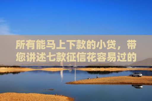 所有能马上下款的小贷，带您讲述七款征信花容易过的贷款能下款吗