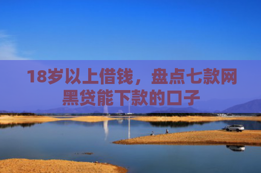 18岁以上借钱，盘点七款网黑贷能下款的口子