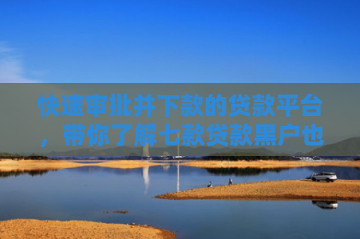 快速审批并下款的贷款平台，带你了解七款贷款黑户也能下款的