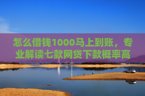 怎么借钱1000马上到账，专业解读七款网贷下款概率高的口子