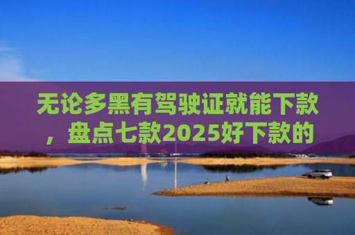无论多黑有驾驶证就能下款，盘点七款2025好下款的网贷口子