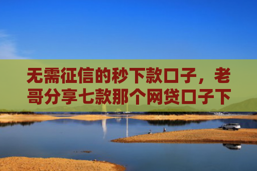 无需征信的秒下款口子，老哥分享七款那个网贷口子下款快