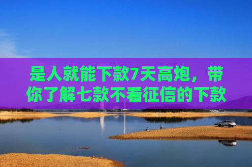 是人就能下款7天高炮，带你了解七款不看征信的下款快的贷款