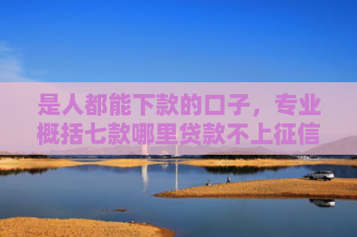 是人都能下款的口子，专业概括七款哪里贷款不上征信下款快