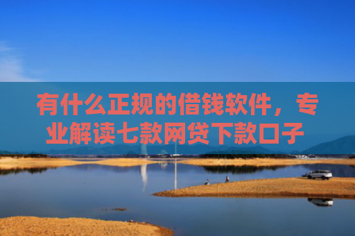 有什么正规的借钱软件，专业解读七款网贷下款口子 无视黑白