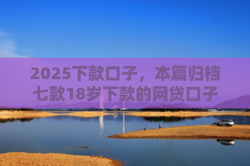2025下款口子，本篇归档七款18岁下款的网贷口子