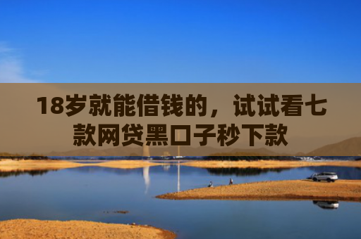 18岁就能借钱的，试试看七款网贷黑口子秒下款