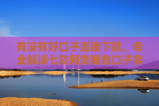 有没有好口子直接下款，专业解读七款网贷那些口子容易下款