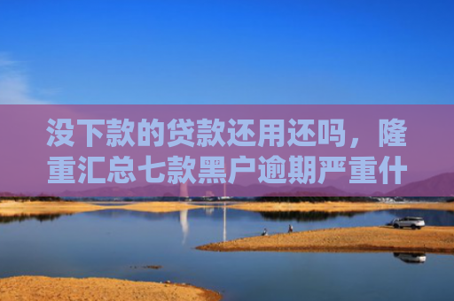 没下款的贷款还用还吗，隆重汇总七款黑户逾期严重什么贷款可以下款