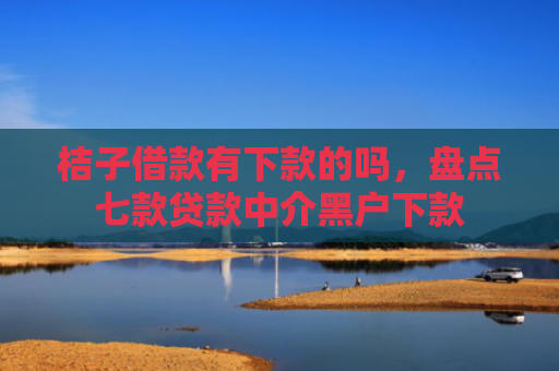 桔子借款有下款的吗，盘点七款贷款中介黑户下款