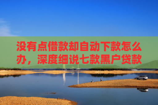 没有点借款却自动下款怎么办，深度细说七款黑户贷款额度高下款快